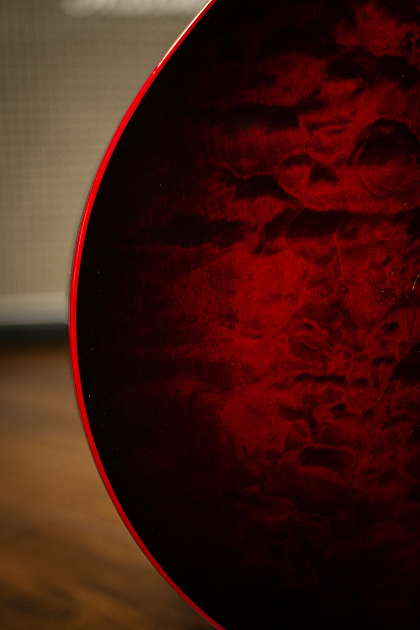 2009 Gibson LPR7 Black Widow Les Paul - Black/Red