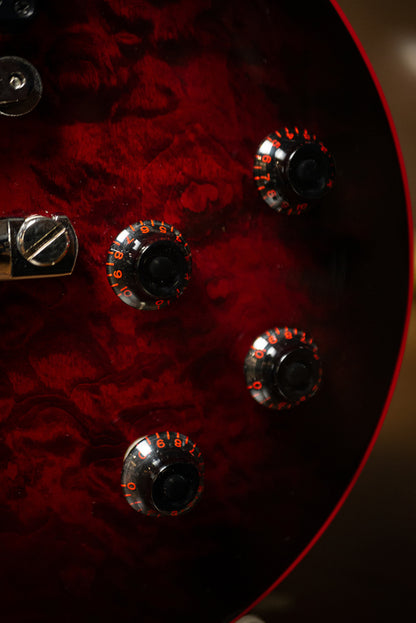 2009 Gibson LPR7 Black Widow Les Paul - Black/Red