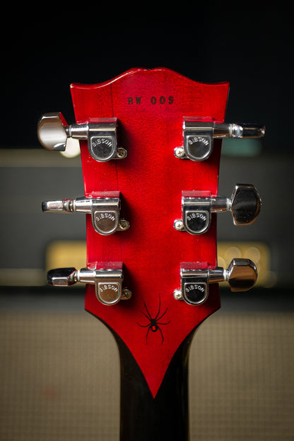 2009 Gibson LPR7 Black Widow Les Paul - Black/Red
