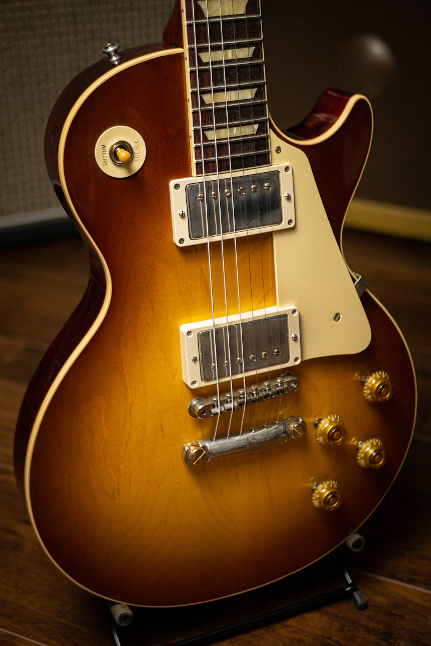 Gibson Custom Shop 1958 Les Paul Standard Reissue VOS Electric Guitar - Iced Tea Burst