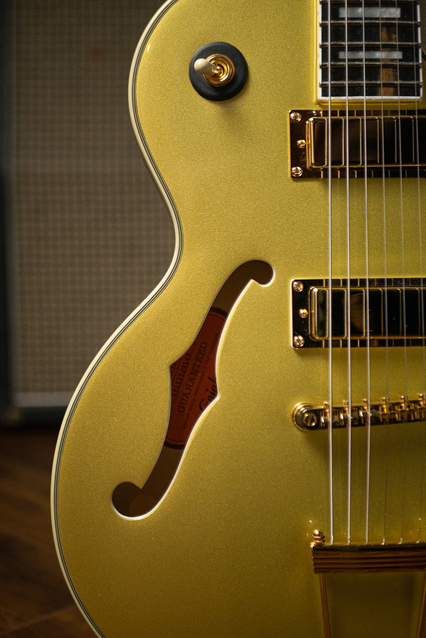 Epiphone Uptown Kat ES Electric Guitar - Topaz Gold Metallic