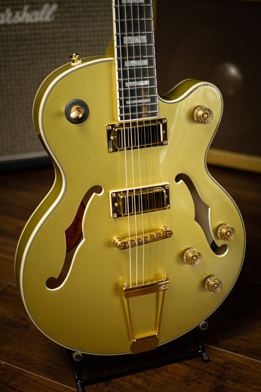 Epiphone Uptown Kat ES Electric Guitar - Topaz Gold Metallic