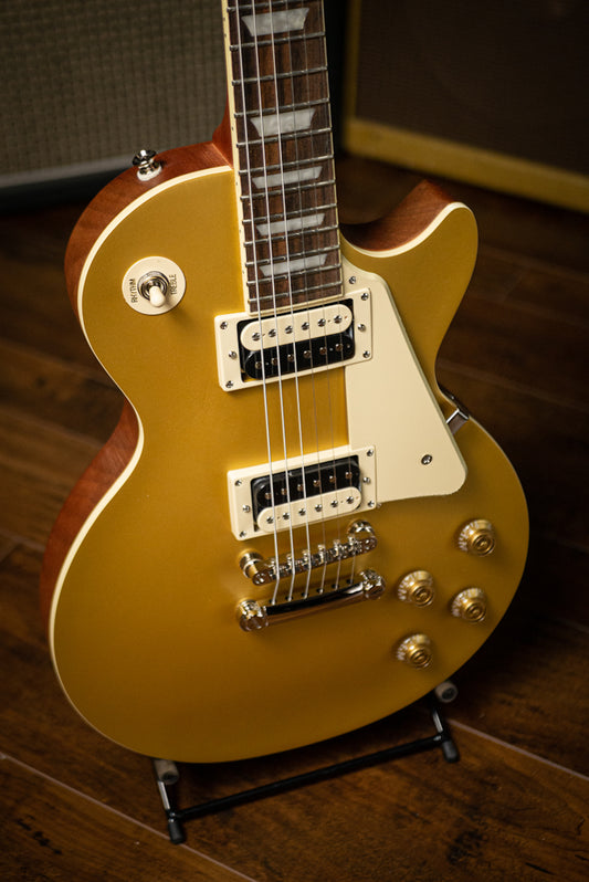 Epiphone Les Paul Classic Electric Guitar - Worn Metallic Gold
