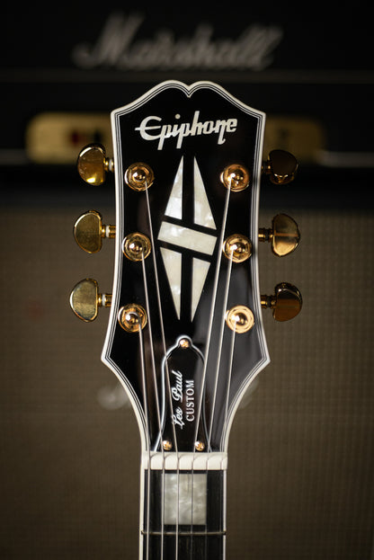 Epiphone Les Paul Custom Electric Guitar - Ebony