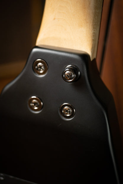 Kramer Nite-V Nickel Floyd Rose Electric Guitar - Satin Black