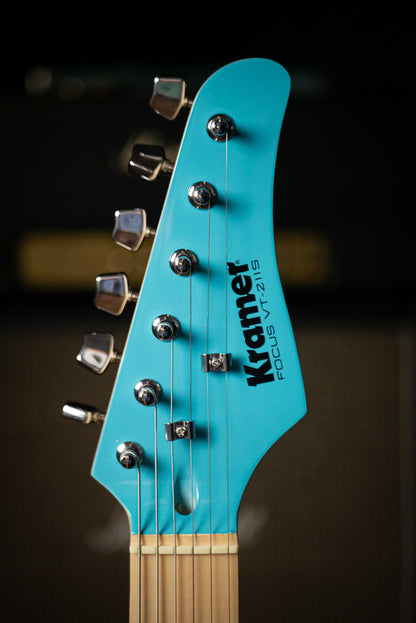 Kramer Focus VT-211S Electric Guitar - Teal
