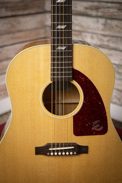 Epiphone Texan USA Acoustic-Electric Guitar - Antique Natural