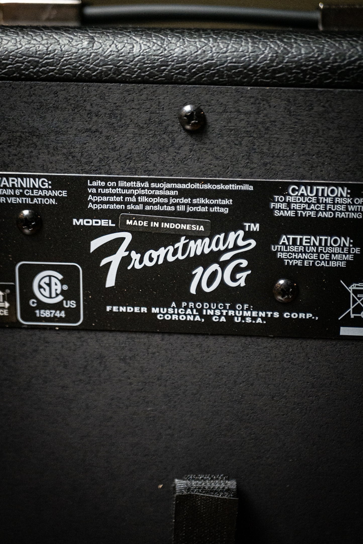 Fender Frontman 10G Guitar Combo Amp