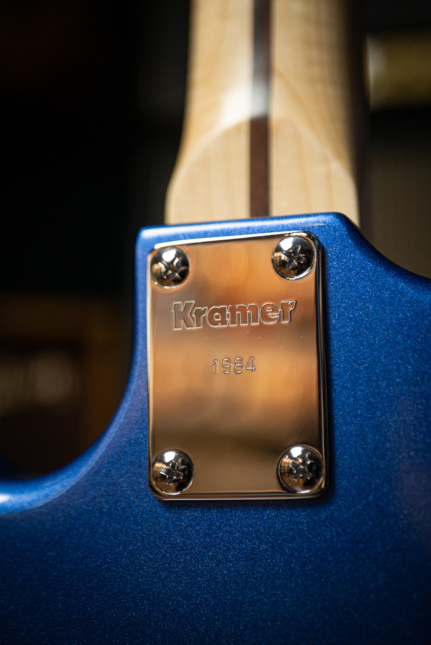 Kramer The 84 Electric Guitar - Blue Metallic