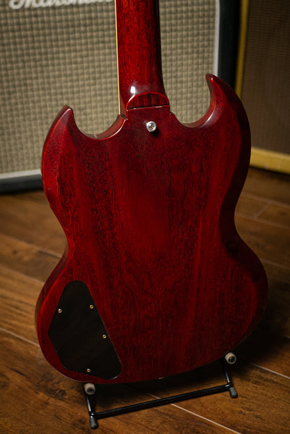 Gibson Custom Shop 1961 Les Paul SG Standard Reissue Stop Bar Electric Guitar - Cherry Red
