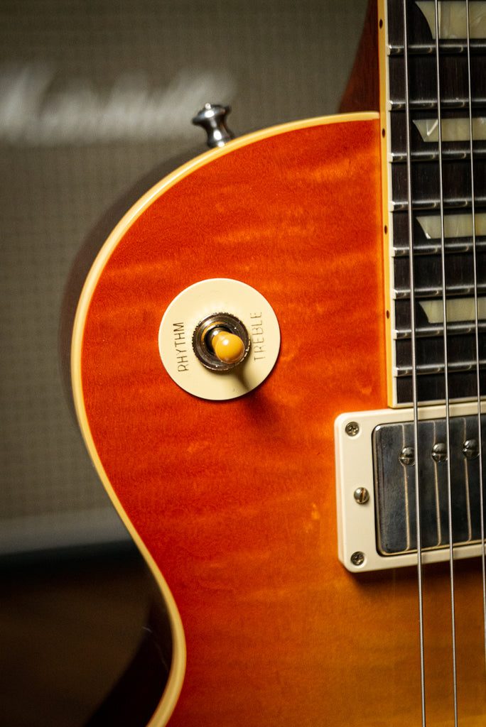 Gibson Custom Shop 60th Anniversary 1960 Les Paul Standard V2 VOS Electric Guitar - Orange Lemon Fade