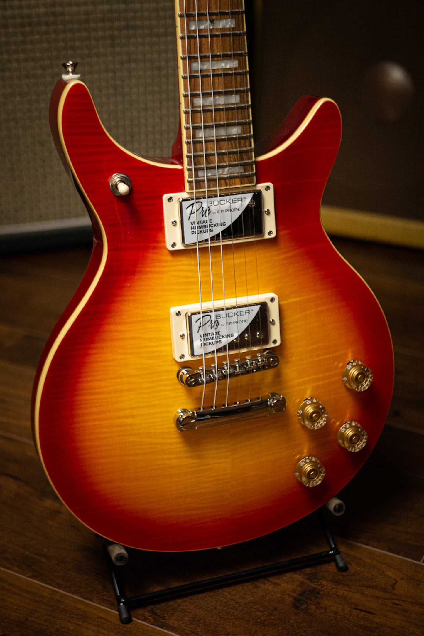 Epiphone DC PRO Electric Guitar - Faded Cherry Sunburst