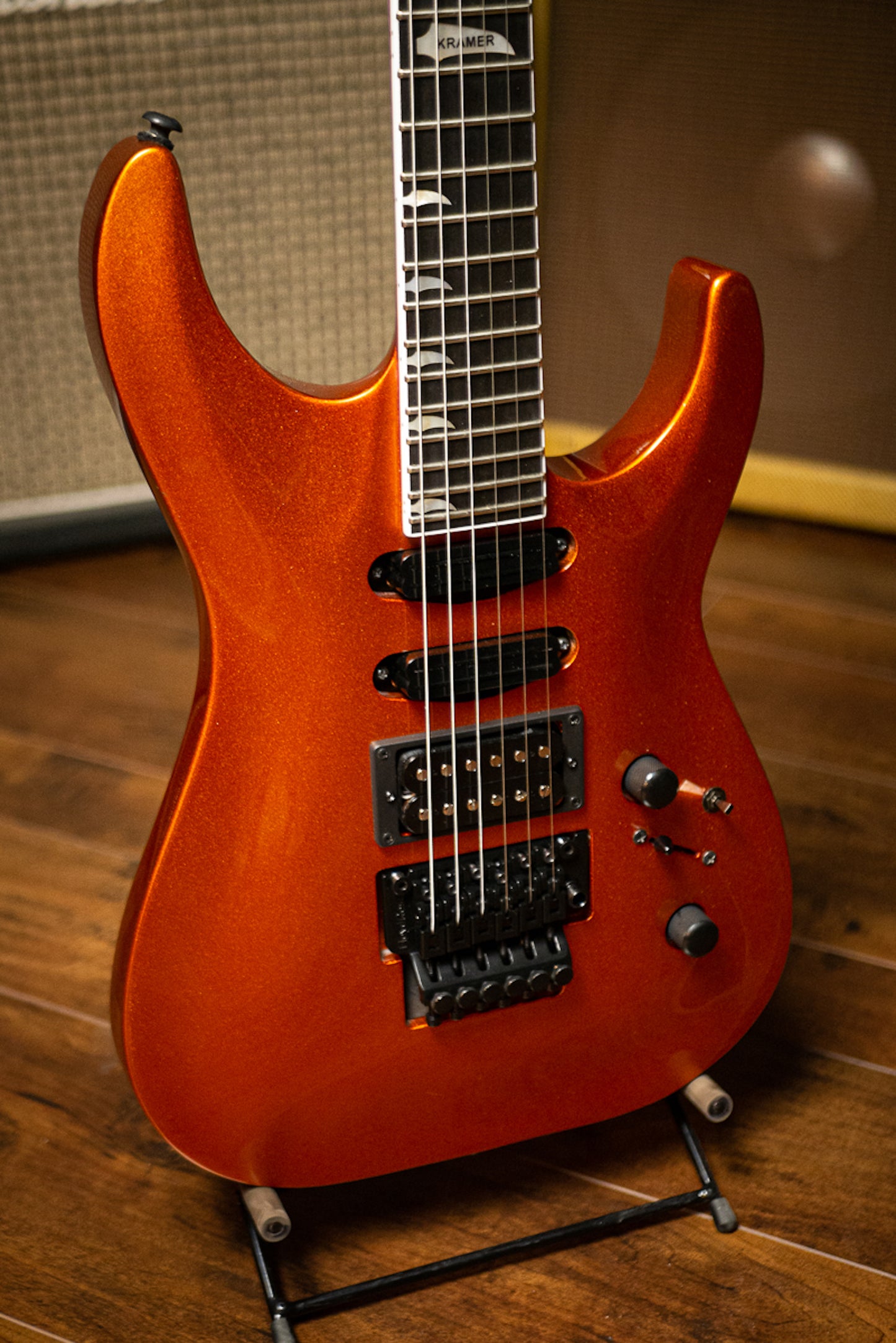 Kramer SM-1 Electric Guitar - Orange Crush