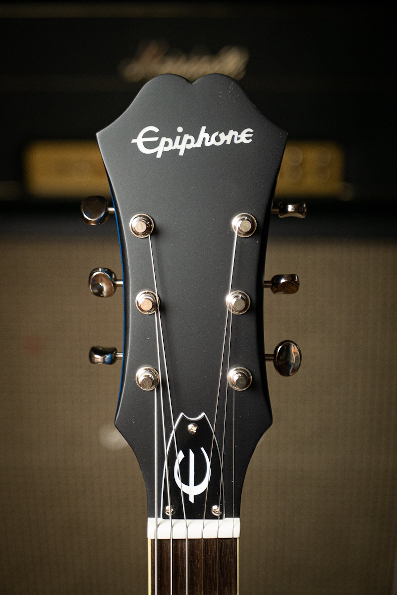 Epiphone Casino Worn Electric Guitar - Worn Blue Denim – Walt