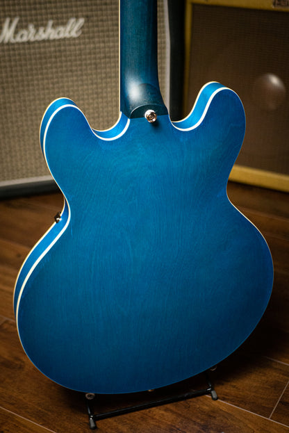 Epiphone Casino Worn Electric Guitar - Worn Blue Denim