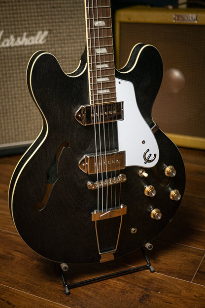 Epiphone Casino Worn Electric Guitar - Worn Ebony