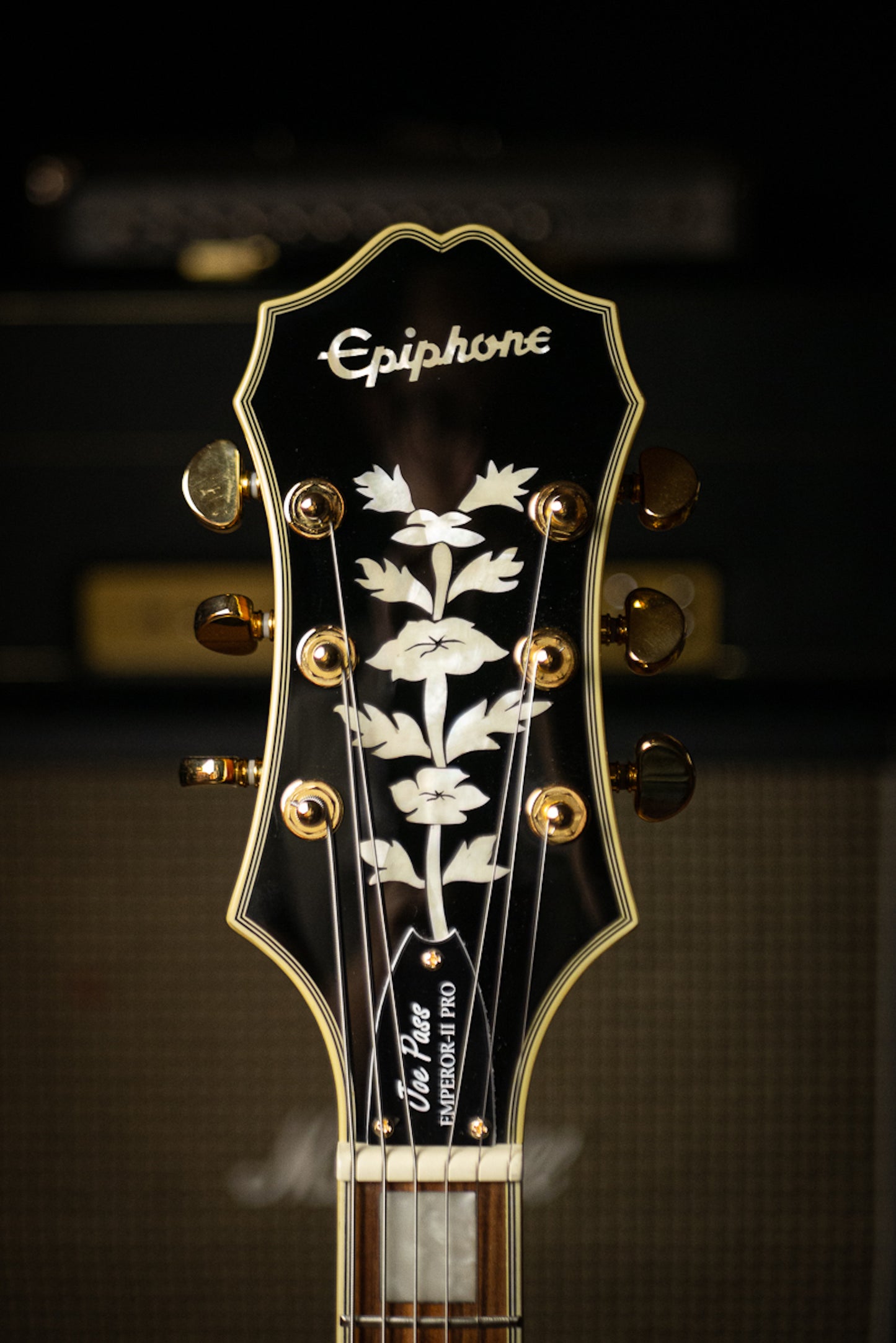 Epiphone Joe Pass Emporer-II Pro Electric Guitar - Vintage Sunburst