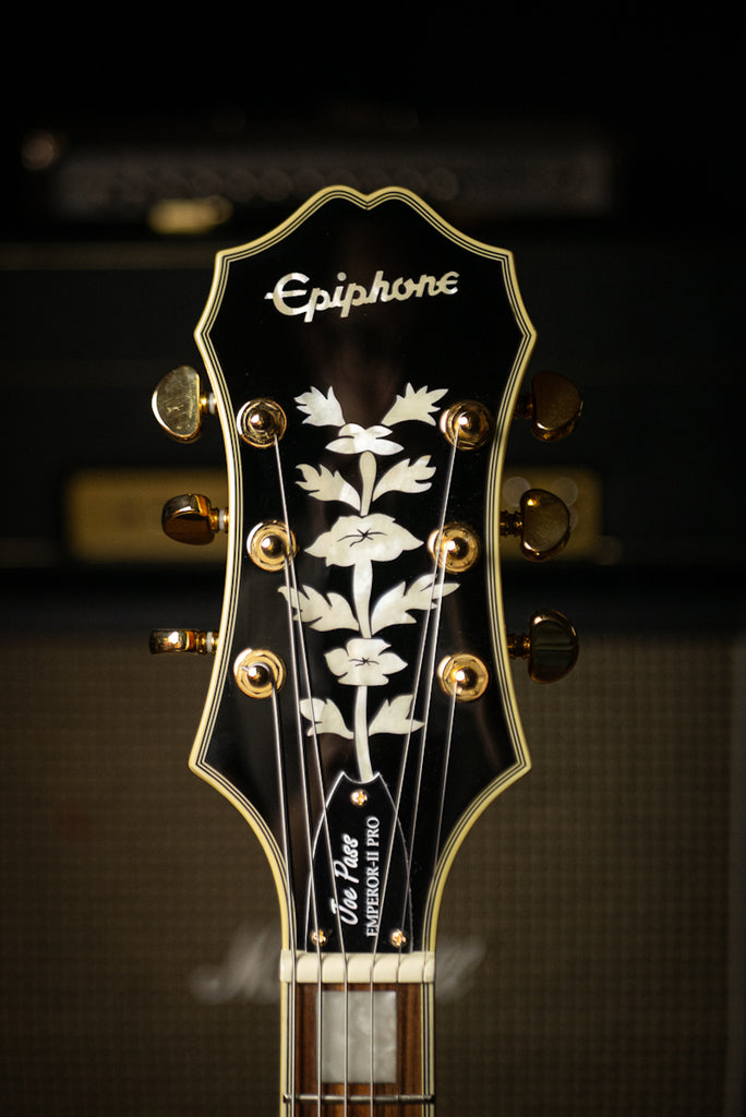 Epiphone Joe Pass Emporer-II Pro Electric Guitar - Vintage Sunburst