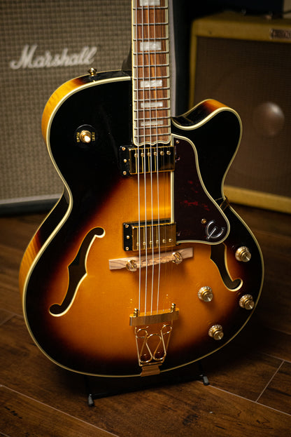 Epiphone Joe Pass Emporer-II Pro Electric Guitar - Vintage Sunburst