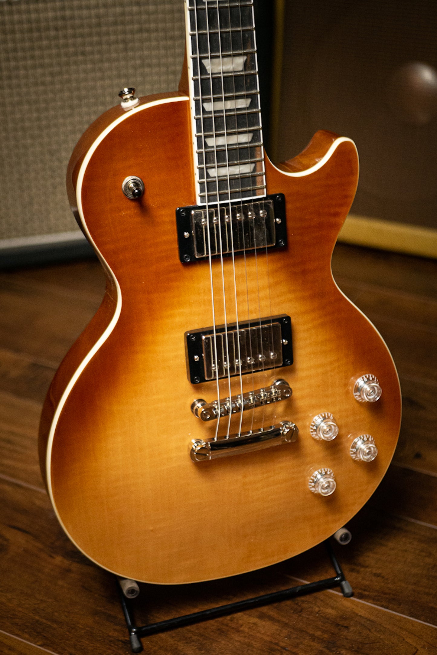 Epiphone Les Paul Modern Figured Electric Guitar - Caffe Latte Fade