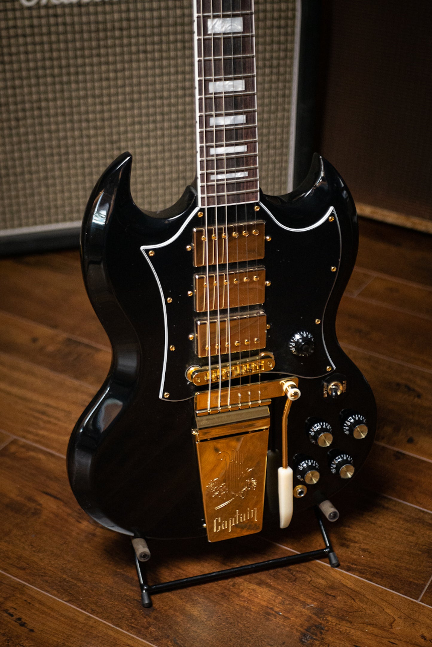 Gibson Kirk Douglas Signature SG Electric Guitar - Ebony