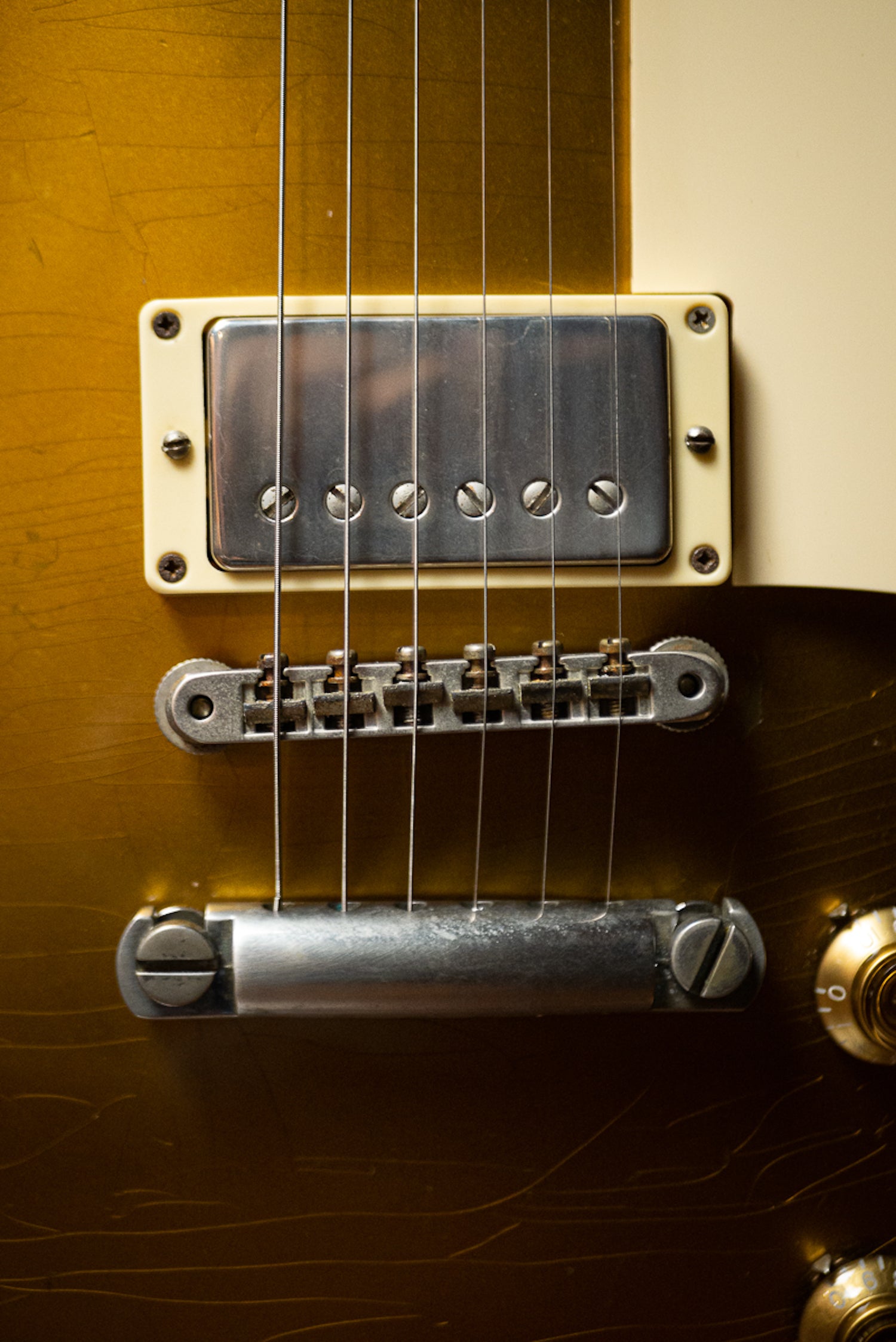 1989 Gibson Les Paul Standard Historic Makeover Electric Guitar - Goldtop