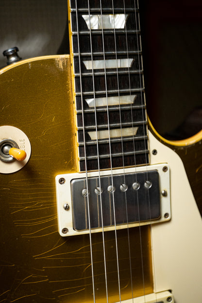 1989 Gibson Les Paul Standard Historic Makeover Electric Guitar - Goldtop