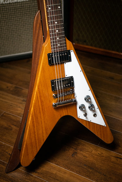 Gibson Flying V Electric Guitar - Antique Natural