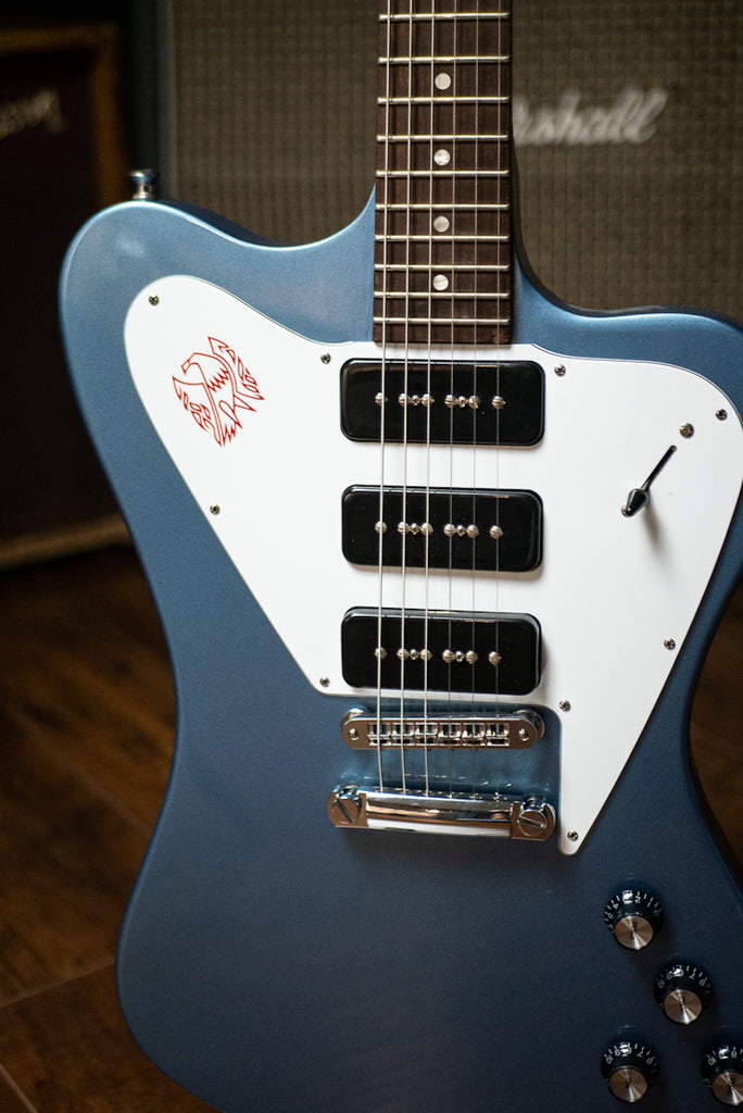 2011 Gibson Firebird Studio Non-Reverse Electric Guitar - Pelham Blue