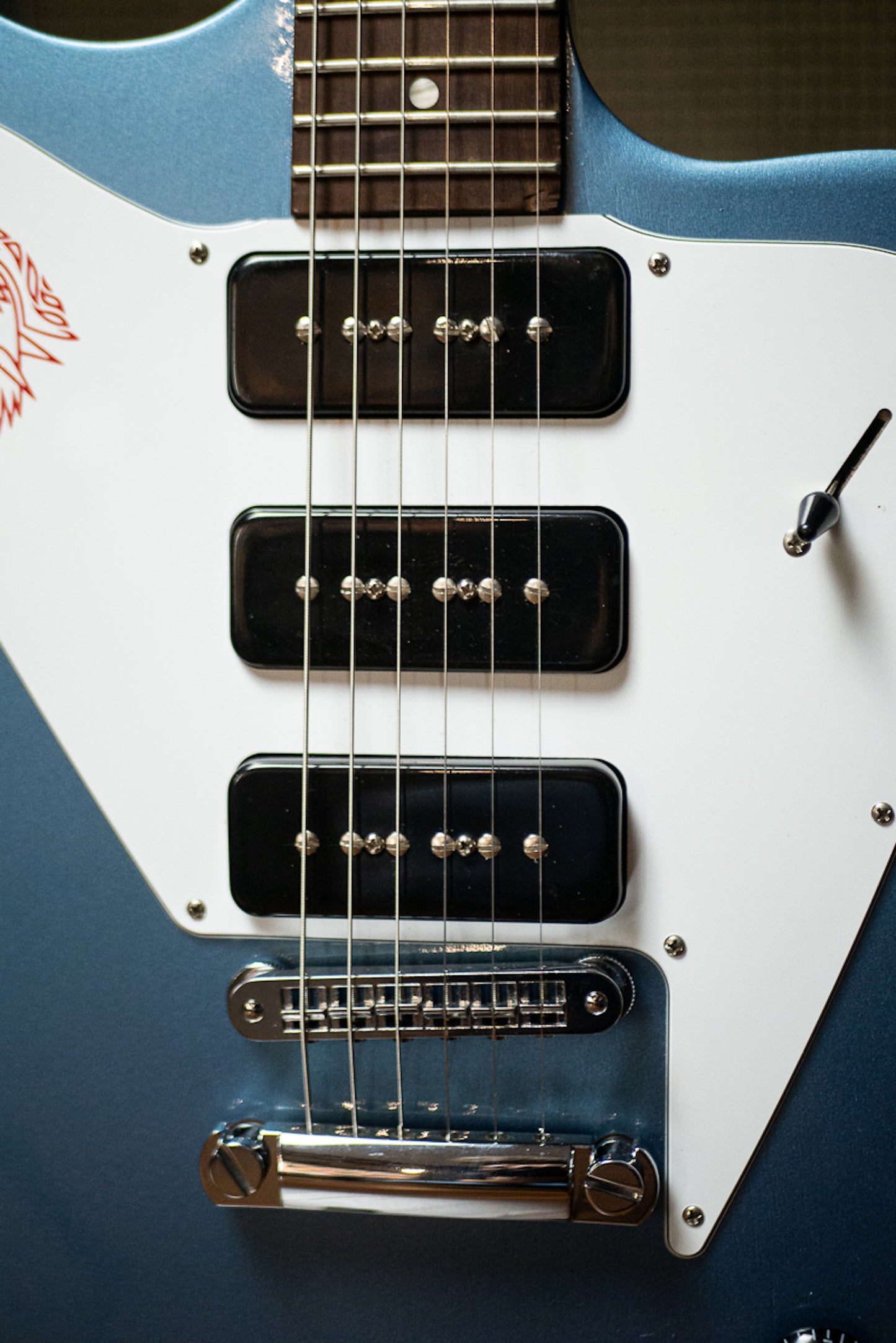 2011 Gibson Firebird Studio Non-Reverse Electric Guitar - Pelham Blue