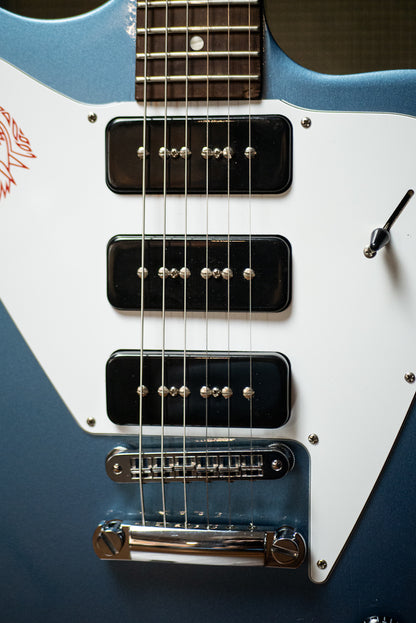 2011 Gibson Firebird Studio Non-Reverse Electric Guitar - Pelham Blue