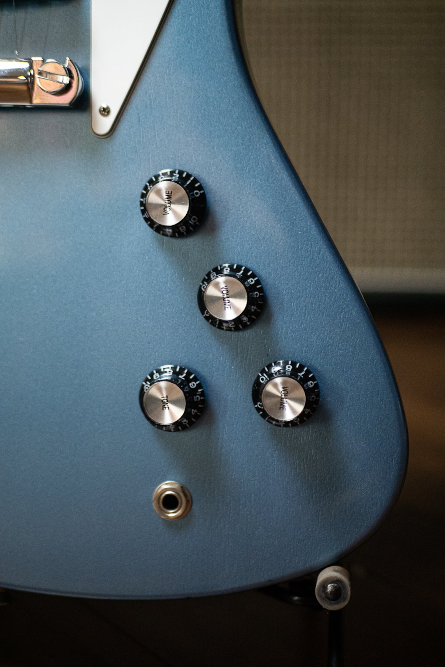 2011 Gibson Firebird Studio Non-Reverse Electric Guitar - Pelham Blue