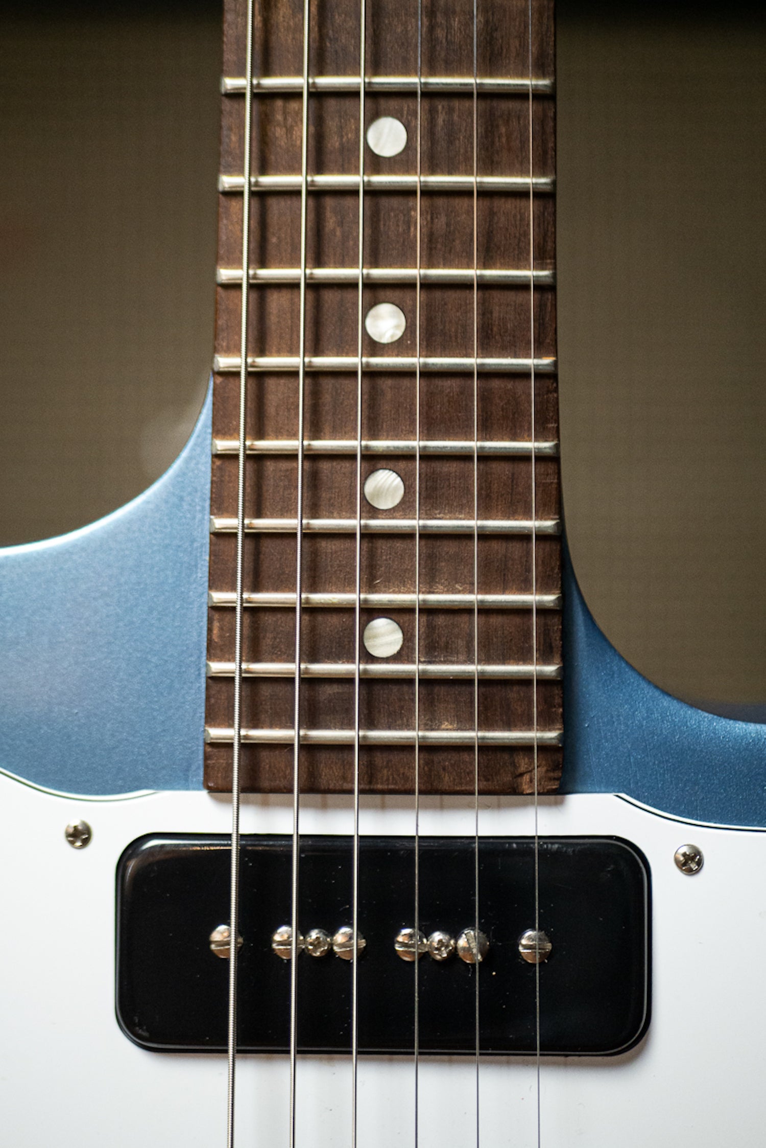 2011 Gibson Firebird Studio Non-Reverse Electric Guitar - Pelham Blue
