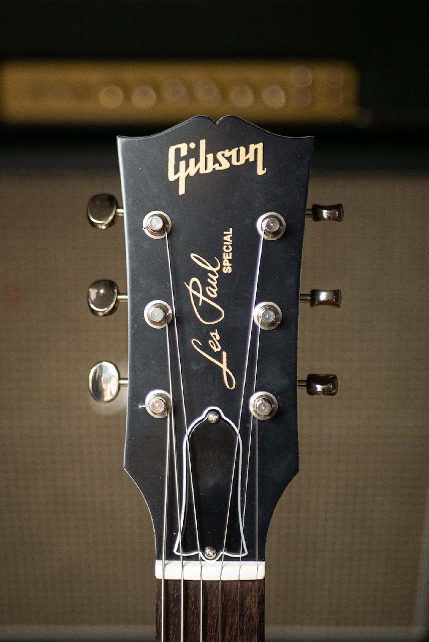 headstock Gibson Les Paul Special Tribute Humbucker Electric Guitar - David Snyder