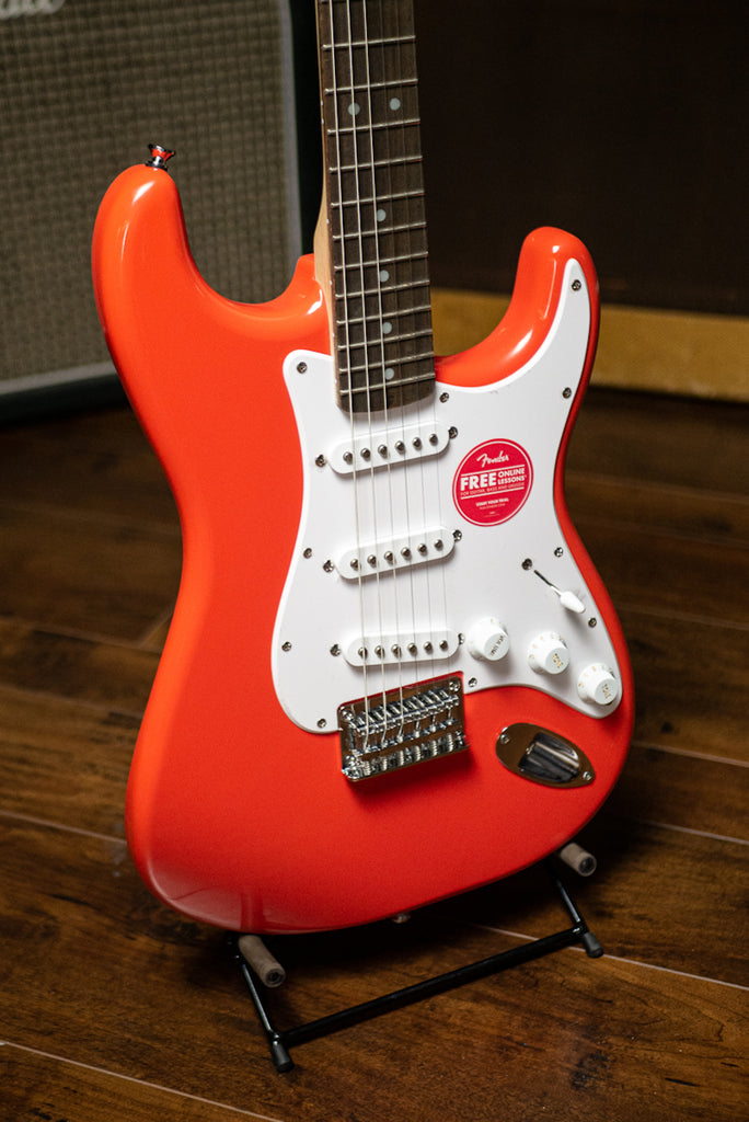 Squier Bullet Stratocaster HT Electric Guitar - Fiesta Red