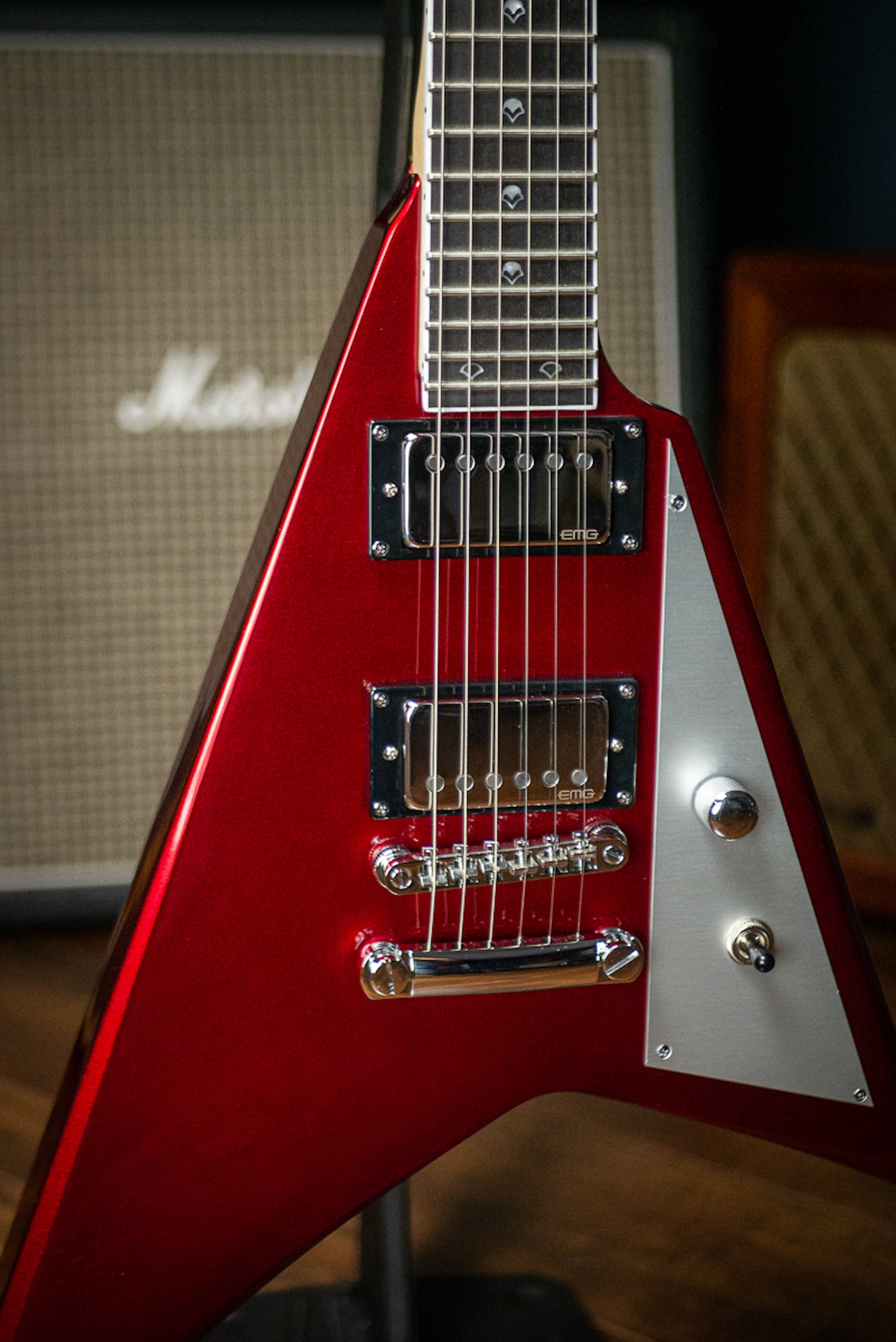 Kramer Charlie Parra Vanguard Outfit Electric Guitar - Candy Red