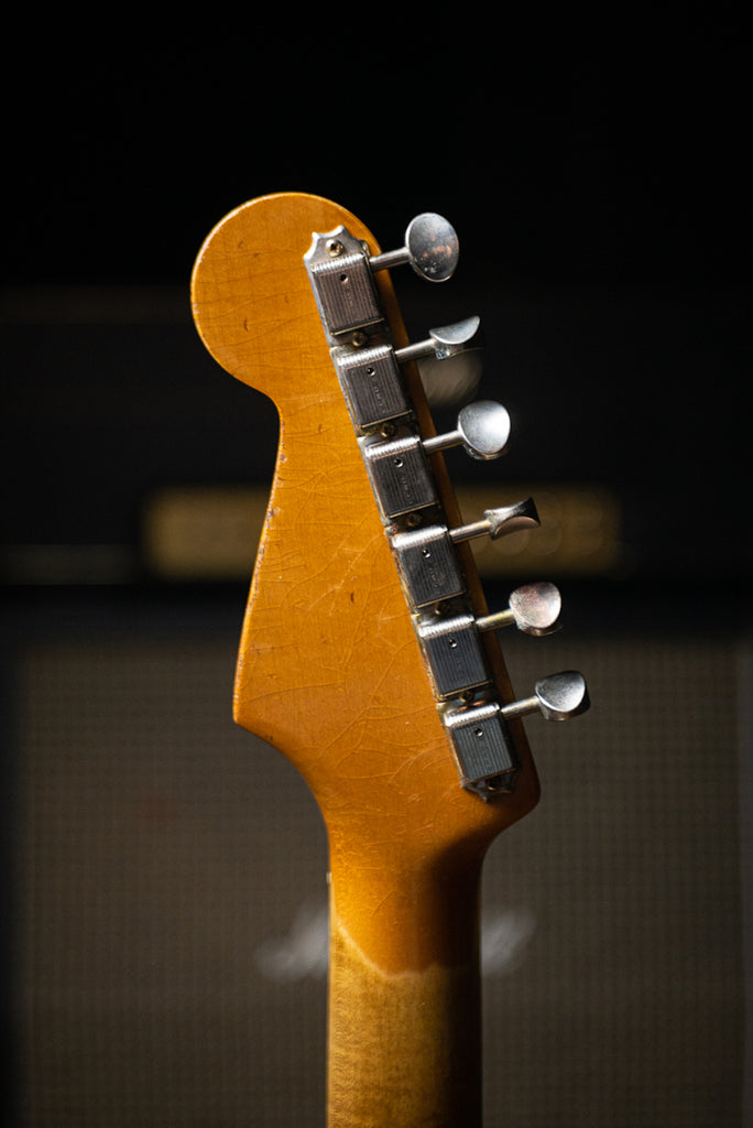 Walt Grace Vintage 1962 S-Type Aged Brazilian Rosewood Electric Guitar - Smokey Olympic White