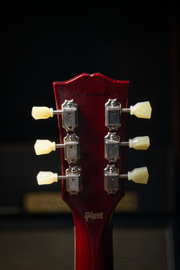 2014 Gibson Custom Shop Les Paul Long Scale 25.5” Electric Guitar - Washed Cherry Sunburst