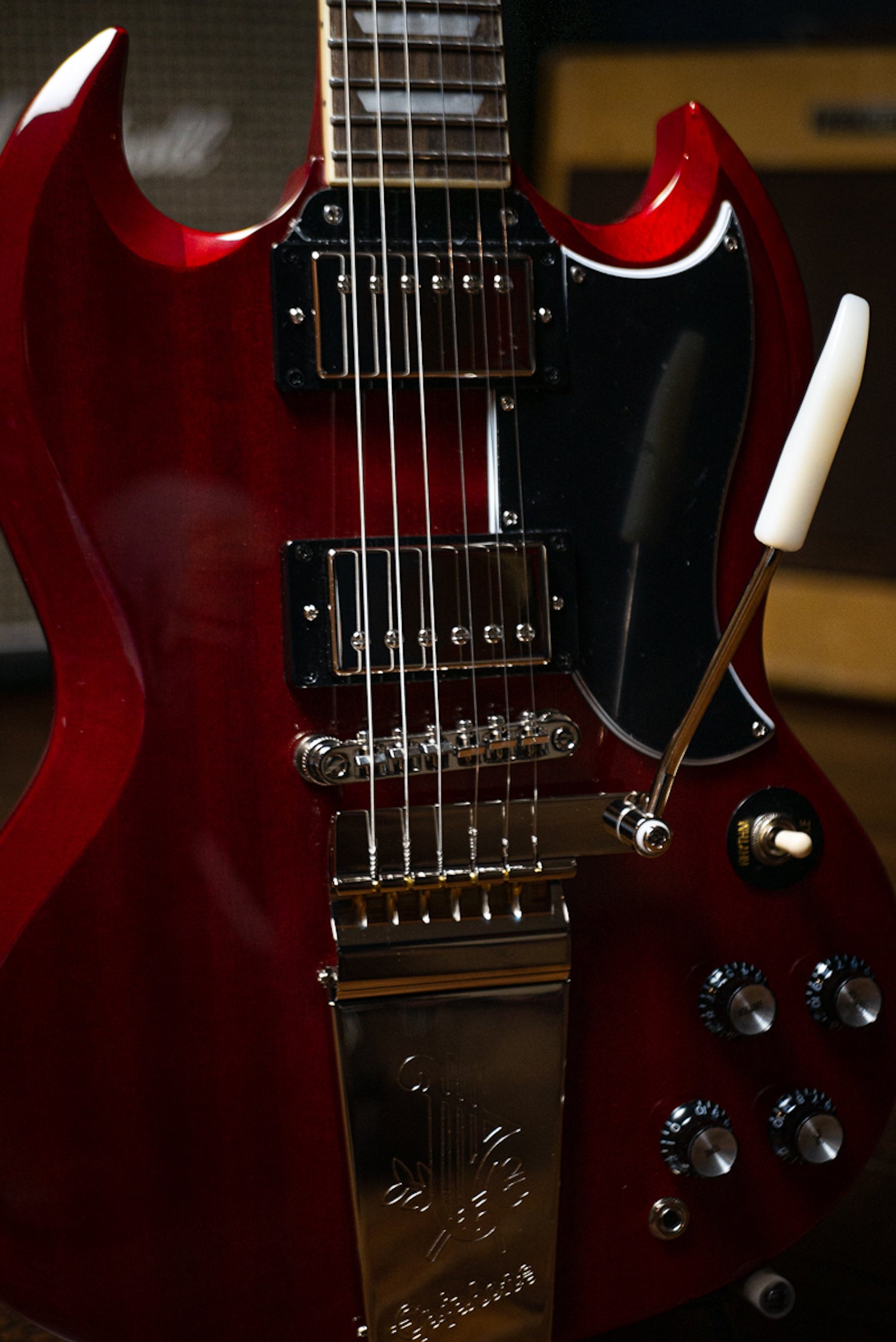 Epiphone SG Standard '60s Maestro Vibrola Electric Guitar - Vintage Cherry