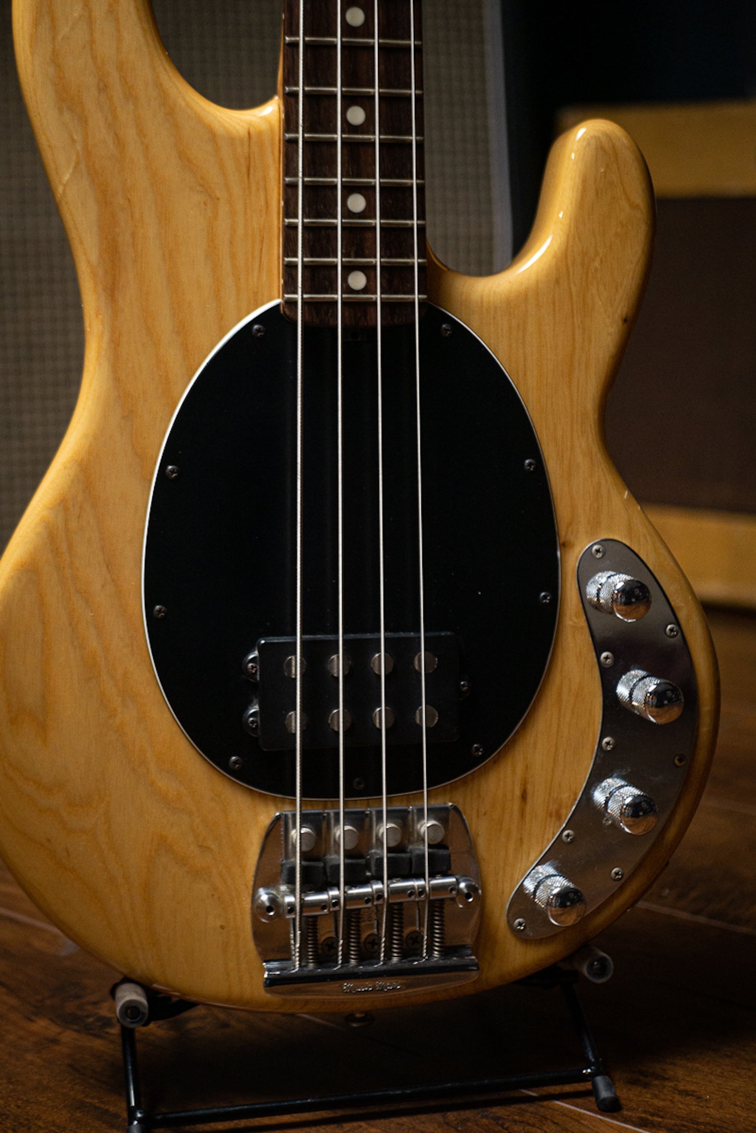 1993 Musicman Stingray 4 String Electric Bass - Natural – Walt 