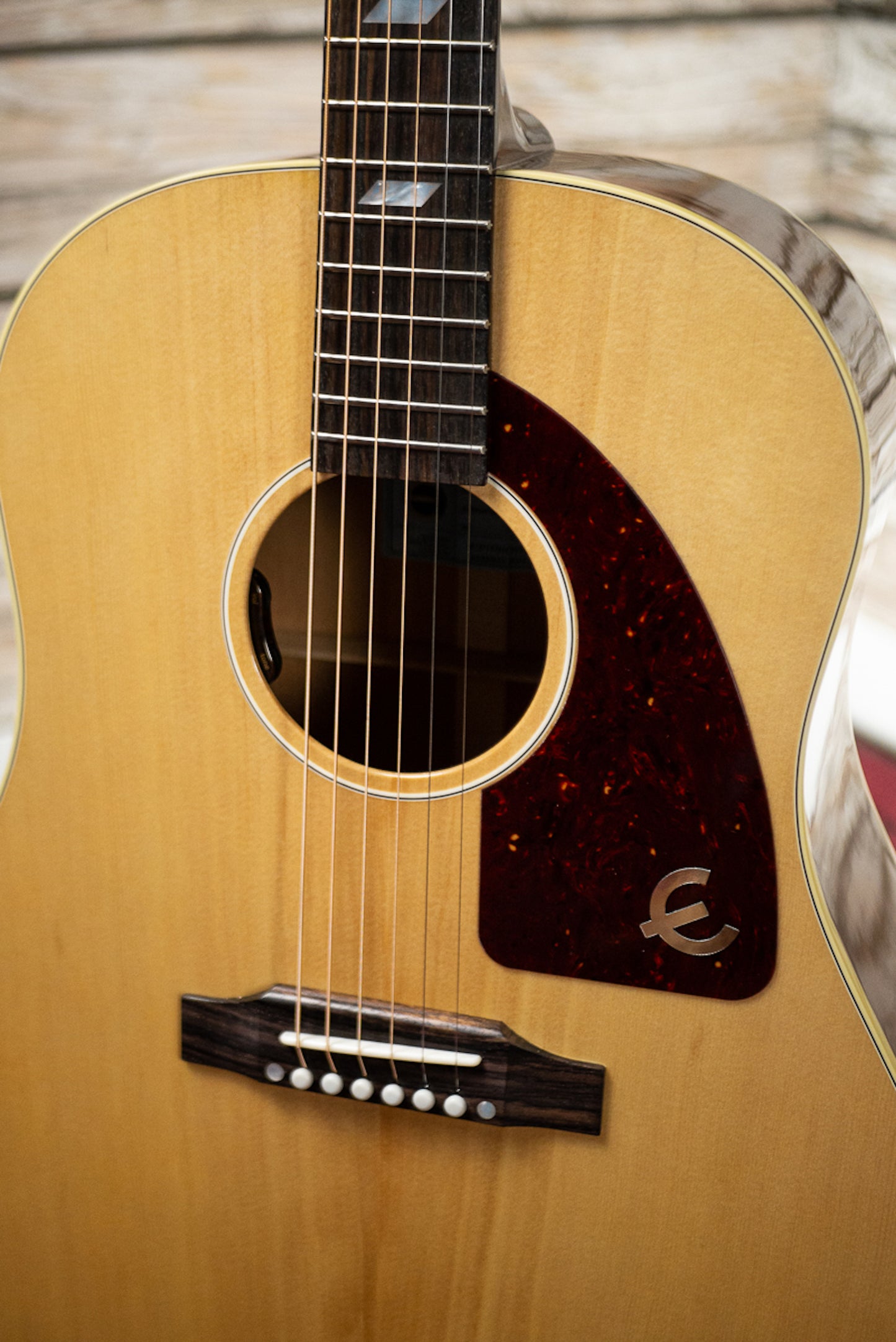 Epiphone Texan USA Acoustic-Electric Guitar - Antique Natural