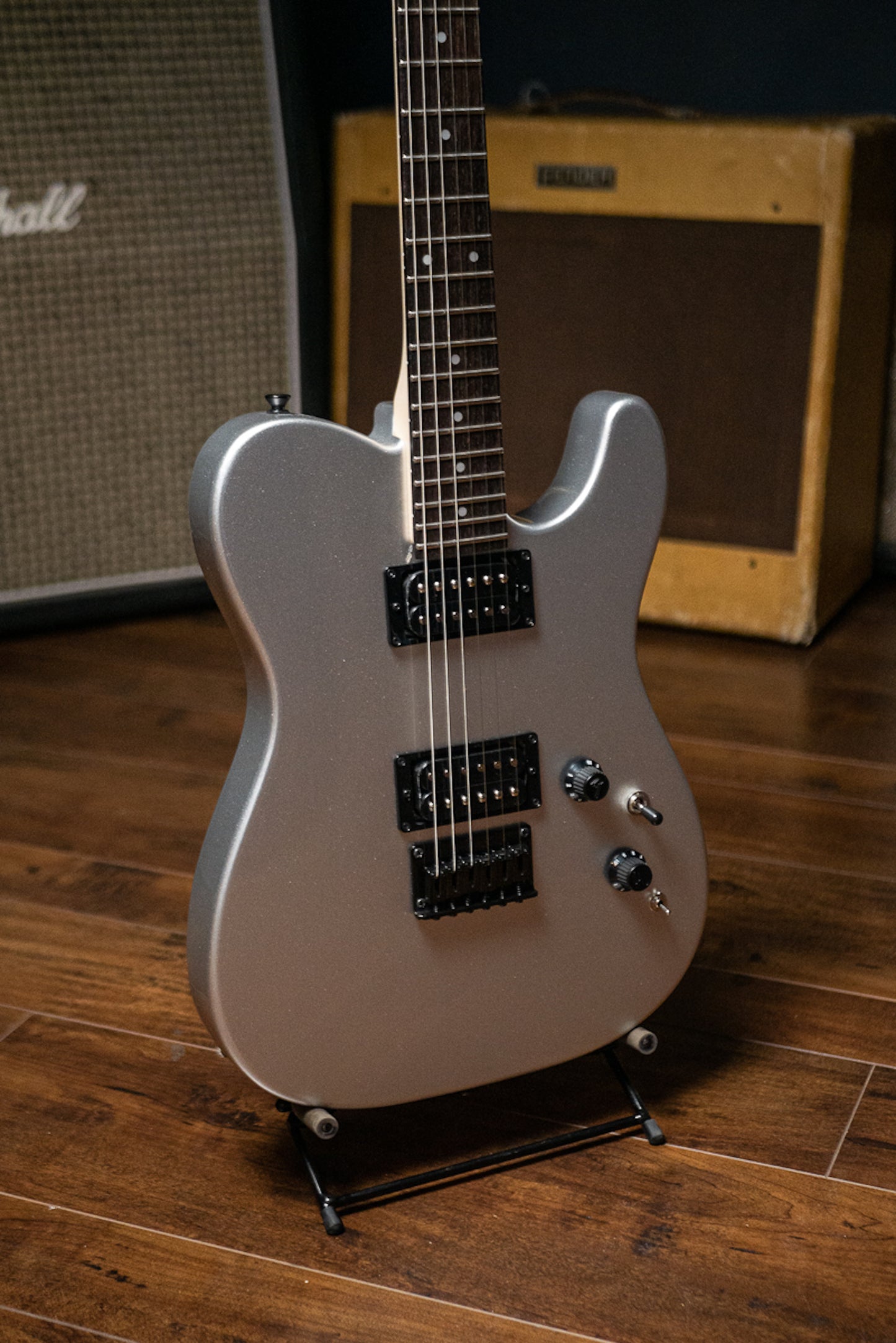 Fender Boxer Series Telecaster HH - Inca Silver