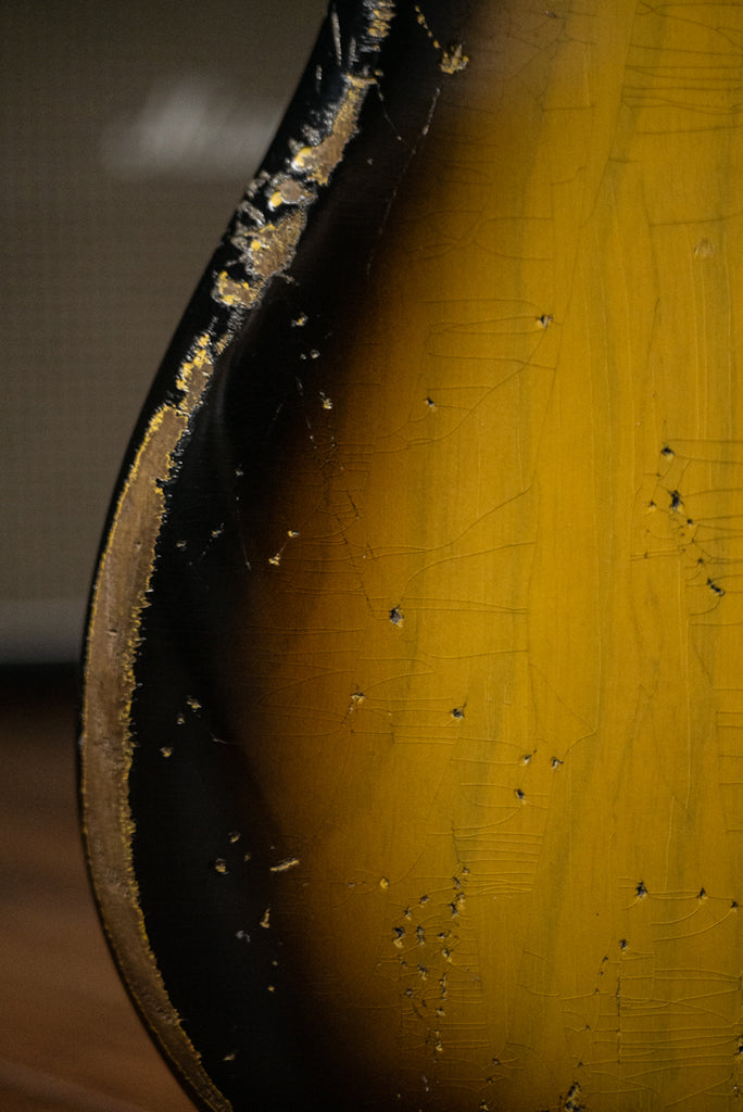 1968 Fender Telecaster Bass (1968 Neck, MJT Body, Seymour Duncan Pickups) - Sunburst Detail