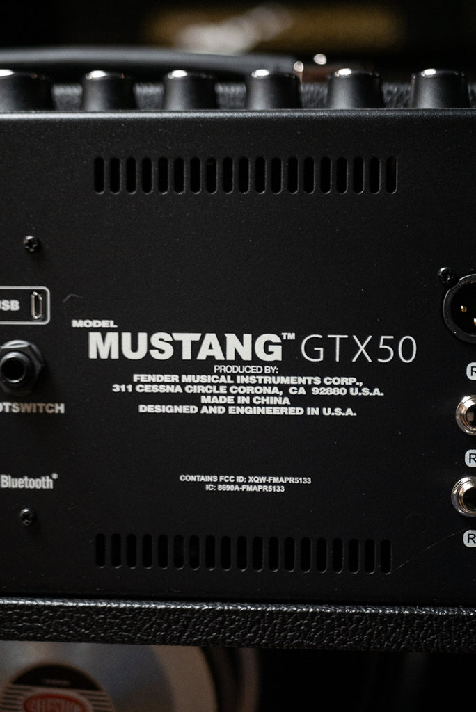 Fender Mustang GTX50 Guitar Amp - Black