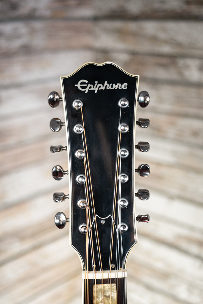 1970s Epiphone FT- 565 Excellente 12-string Acoustic Guitar - Natural