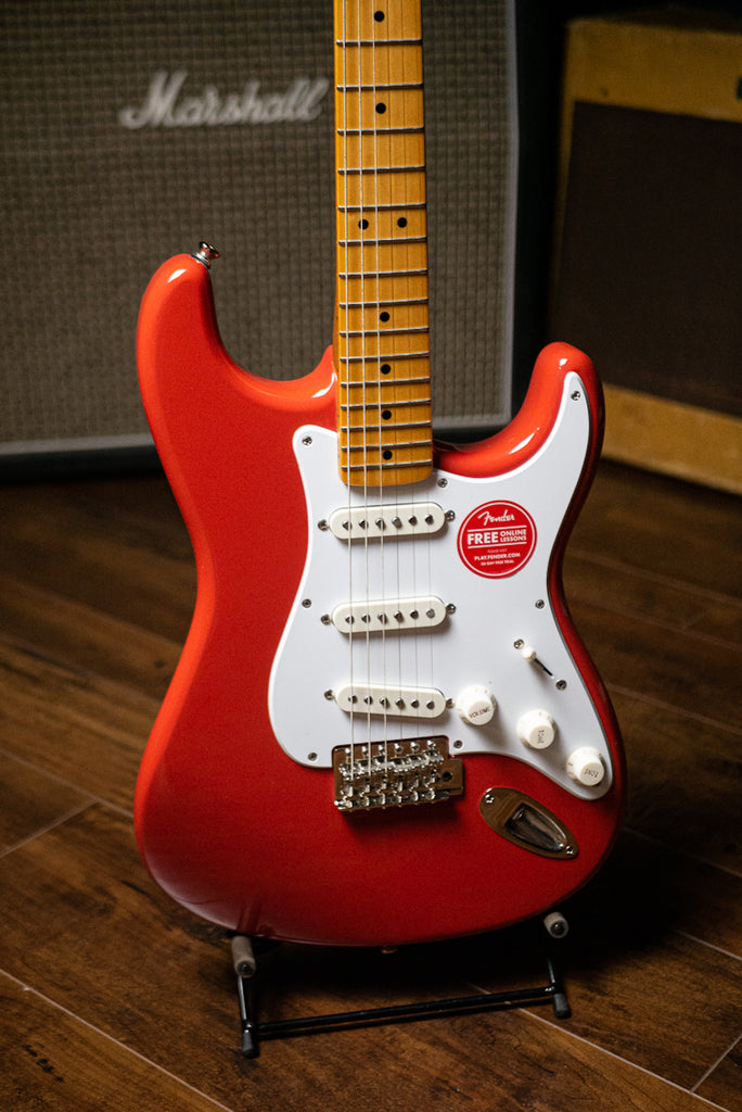 Squier Stratocaster Classic Vibe 50's Electric Guitar - Fiesta Red