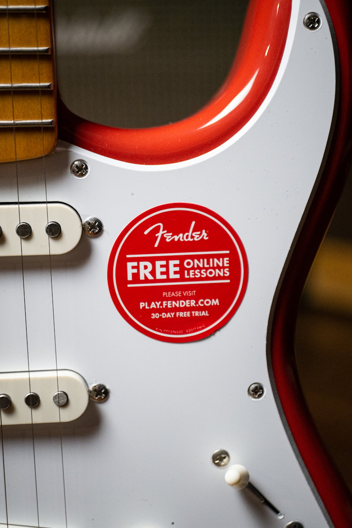 Squier Stratocaster Classic Vibe 50's Electric Guitar - Fiesta Red