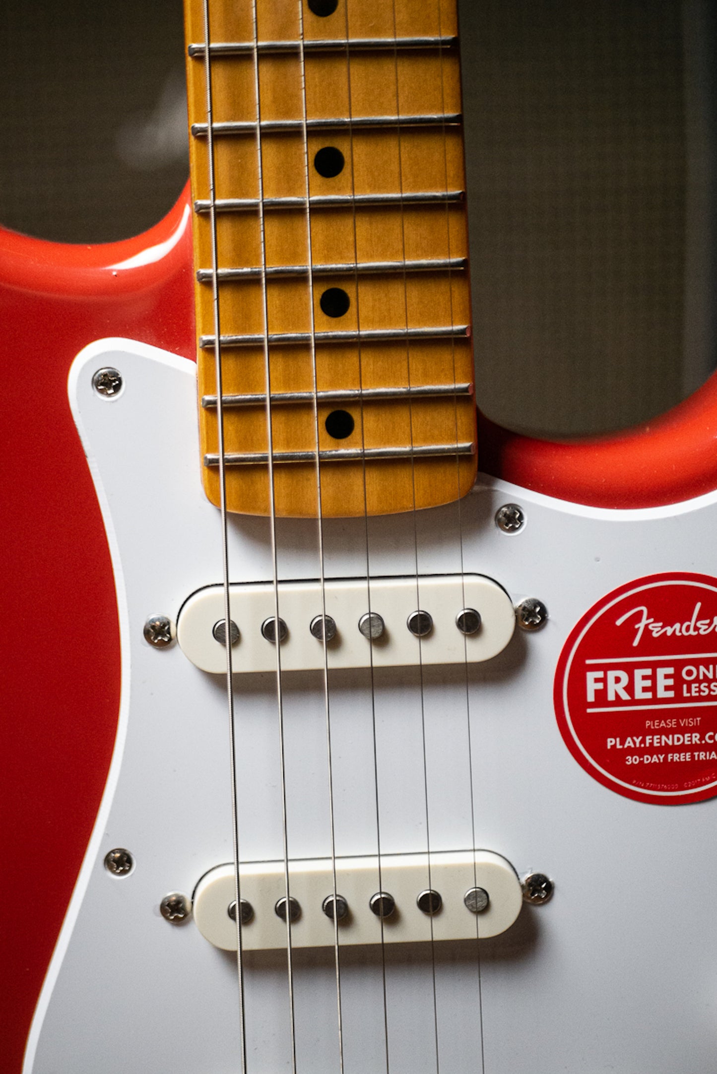 Squier Stratocaster Classic Vibe 50's Electric Guitar - Fiesta Red