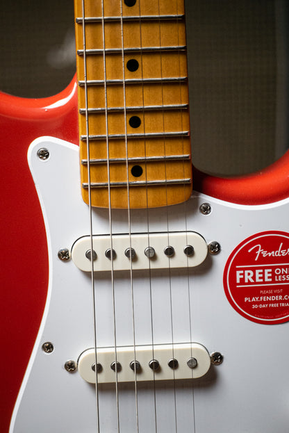 Squier Stratocaster Classic Vibe 50's Electric Guitar - Fiesta Red