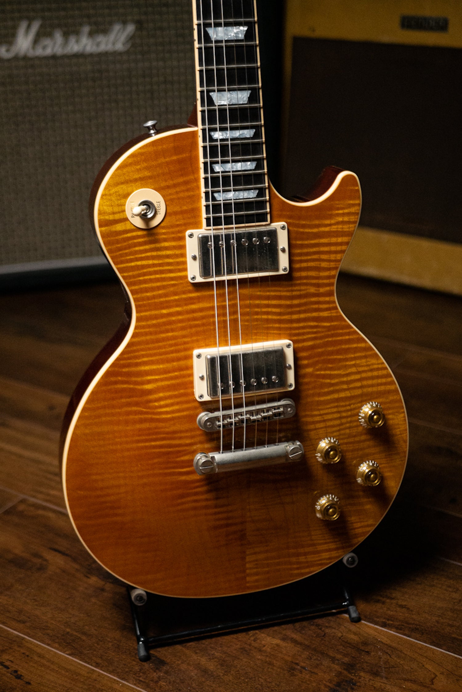 2004 Gibson Les Paul Standard Limited Edition Electric Guitar - Trans Amber